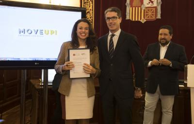 Acto entrega de premios y diplomas Move Up! 2017.