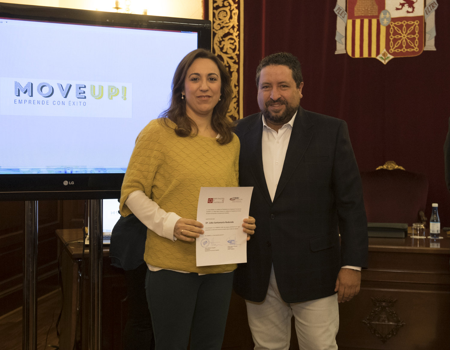 Acto entrega de premios y diplomas Move Up! 2017. Lydia Santamara[;;;][;;;]