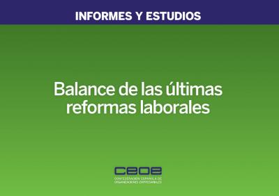 Balance de las ltimas reformas laborables