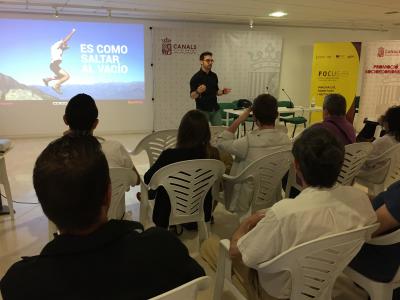 Charla Javier Echaleku en Focus Pyme La Costera, La Canal de Navarrs y La Vall d'Albaida