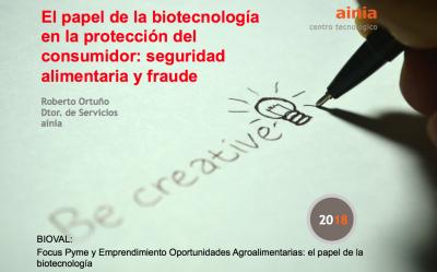 Ponencia: La proteccin del consumidor: seguridad alimentaria y fraude