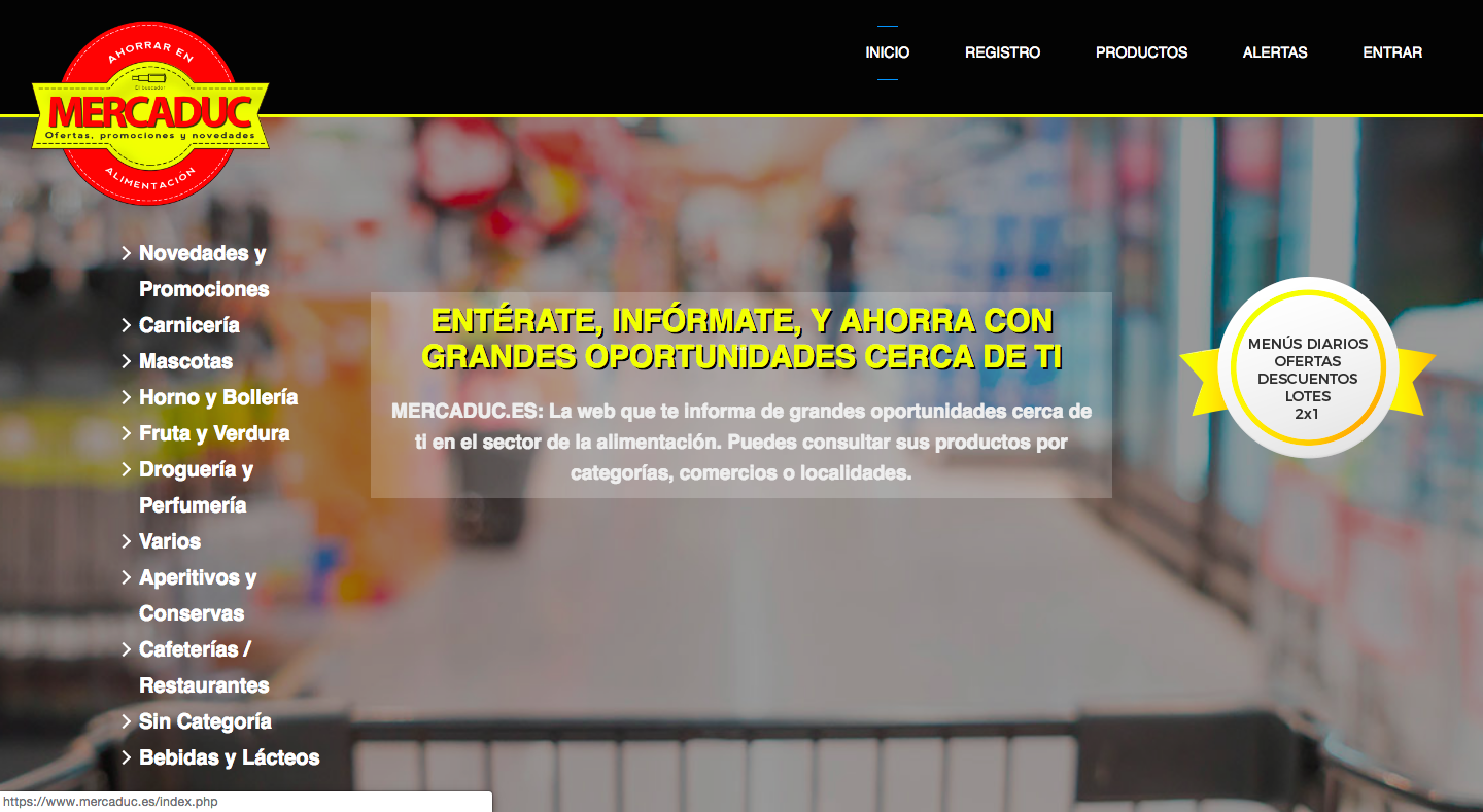 Mercaduc. La primera web de anuncios especializados en el sector de la alimentacin