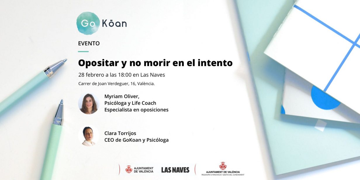 Evento: Opositar y no morir en el intento