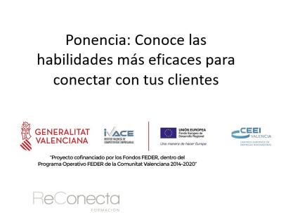 Ponencia: Conoce las habilidades ms eficaces para conectar con tus clientes