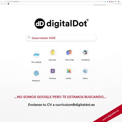 OFERTA para programador WEB