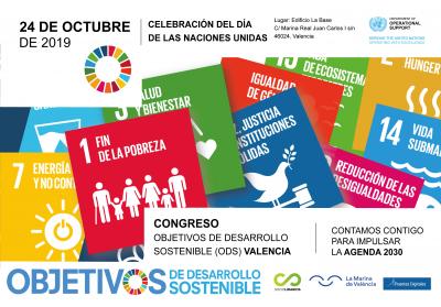 Cartel Congreso ODS 2019 en Valencia