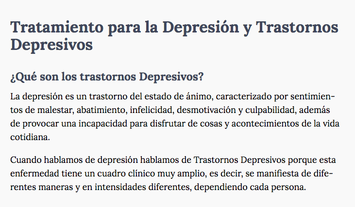 Sntomas de depresin y ansiedad