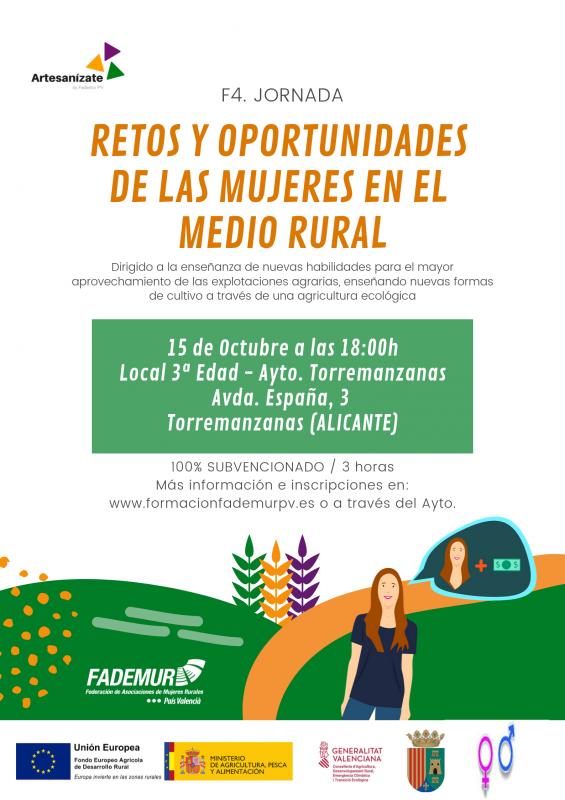 Jornada retos y oportunidades de las mujeres en el medio rural 