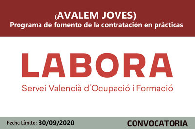 (AVALEM JOVES) Programa de fomento de la contratacin en prcticas