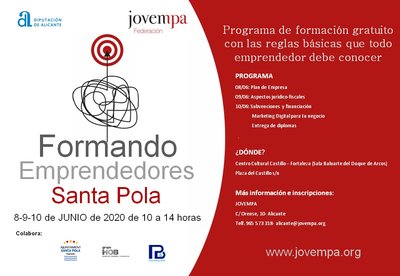 Formando a emprendedores en Santa Pola