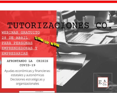 Webinar para personas emprendedoras  y empresarias