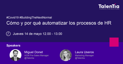 Webinar Talentia: Cmo y por qu automatizar los procesos de HR