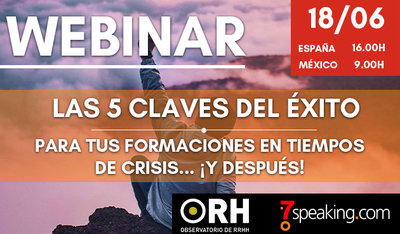 WEBINAR: Las 5 claves del xito para tus formaciones en tiempos de crisis y despus!