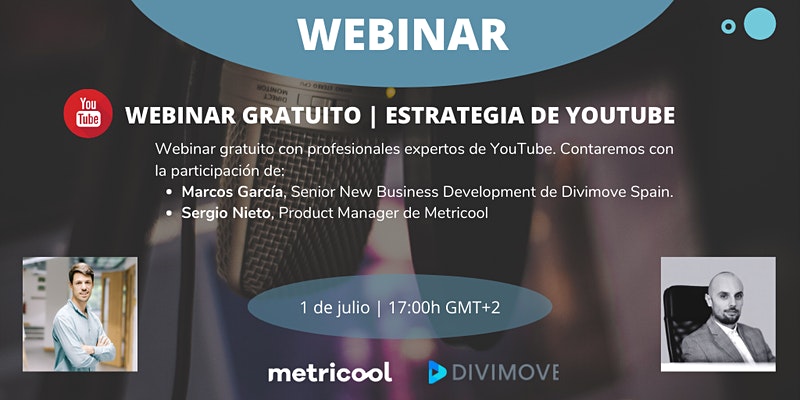 Webinar - Aprende Estrategias de Contenidos en YouTube