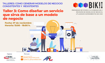 Taller 3. "Cmo disear un servicio que sirva de base a un modelo de negocio"