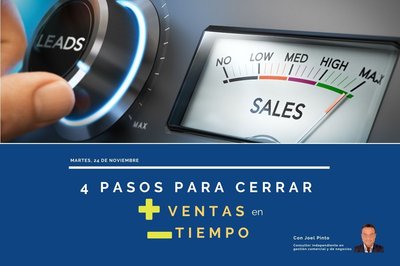 Webinar: 4 pasos para vender ms en menos tiempo