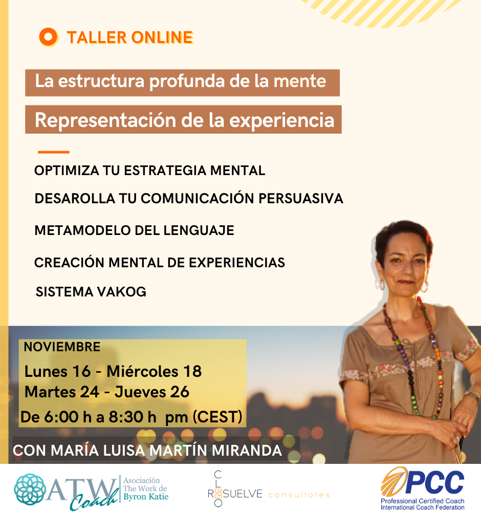 Taller Online: La estructura profunda de la mente. Representacin de la experiencia