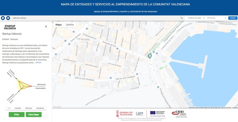 El mapa cuenta con 760 entidades activadas