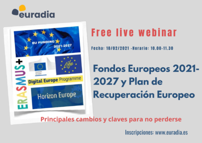 WEBINAR FONDOS EUROPEOS 2021-2027