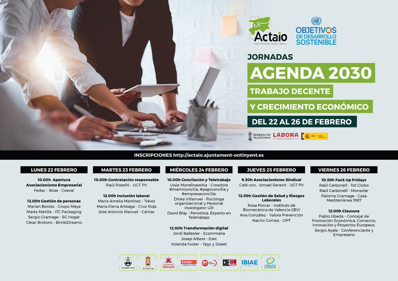 Jornadas Agenda 2030, Trabajo Decente y Crecimiento Econmico