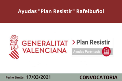 Ayudas "Plan Resistir" en Rafelbuol