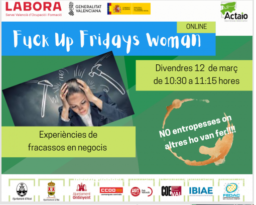 Fuck Up Fridays Woman: Experiencias de fracasos en negocios