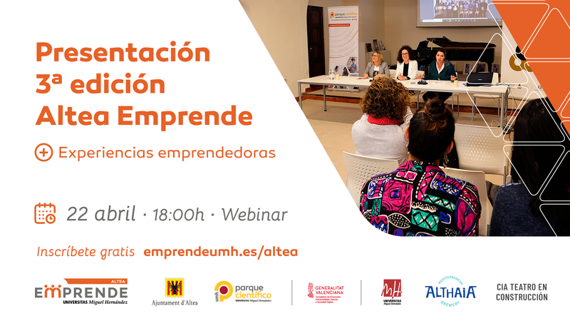 3 edicin Altea Emprende: experiencias emprendedoras