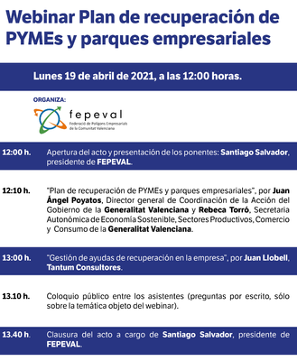 Plan de recuperacin de PYMEs y parques empresariales