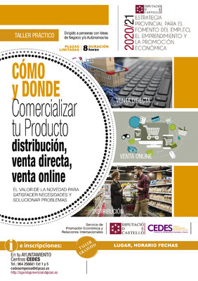 Taller - Cmo y dnde comercializar tu producto: Distribucin, Venta Directa, Venta On-Line