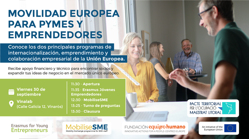 Movilidad europea para Pymes y emprendedores