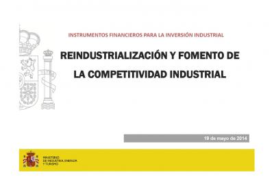 Instrumentos financieros para la inversin industrial dgpyme minetur