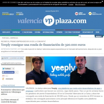 Yeeply consigue una ronda de financiacin de 320.000 euros                                         
 
    