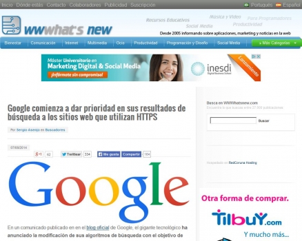 Google priorizar en las bsquedas a los sitios web que utilizan HTTPS