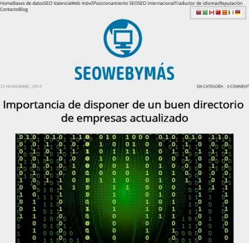 Blog - SEO WEB Y MAS