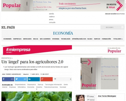 Nace una nueva aceleradora para startups agroalimentarias 