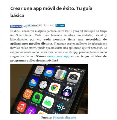 Crear una app mvil de xito. Tu gua bsica