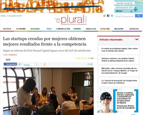  Las startups creadas por mujeres obtienen mejores resultados frente a la competencia