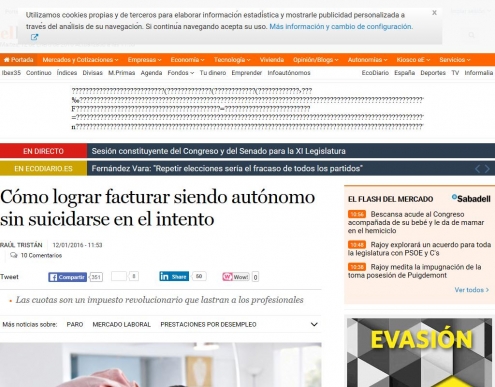 Como lograr facturar siendo autonomo sin suicidarse en el intento - elEconomista.es