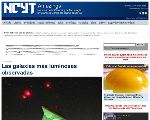  Noticias de la Ciencia y la Tecnologa (Amazings  / NCYT)