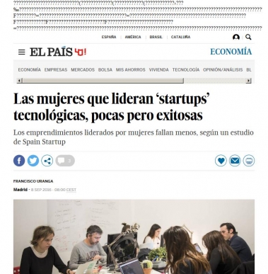 Las mujeres que lideran 'startups' tecnolgicas, pocas pero exitosas