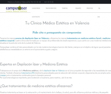 Depilacin Laser Valencia| Medicina Esttica |Campuslaser