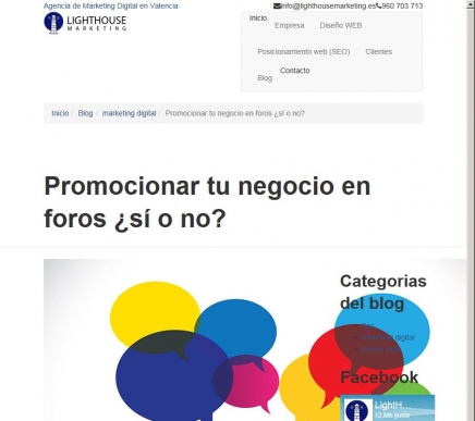 Promocionar tu negocio en foros s o no?