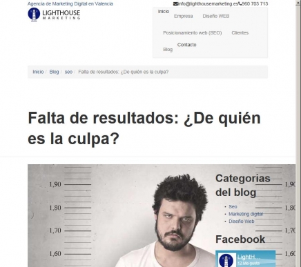 Falta de resultados: De quin es la culpa?