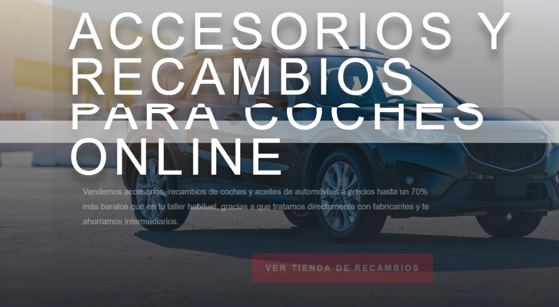 Tienda Online de Recambios y Accesorios de Coches