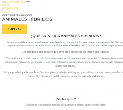 Animales Hibridos reales Explora el reino animal Reales y Ficticios