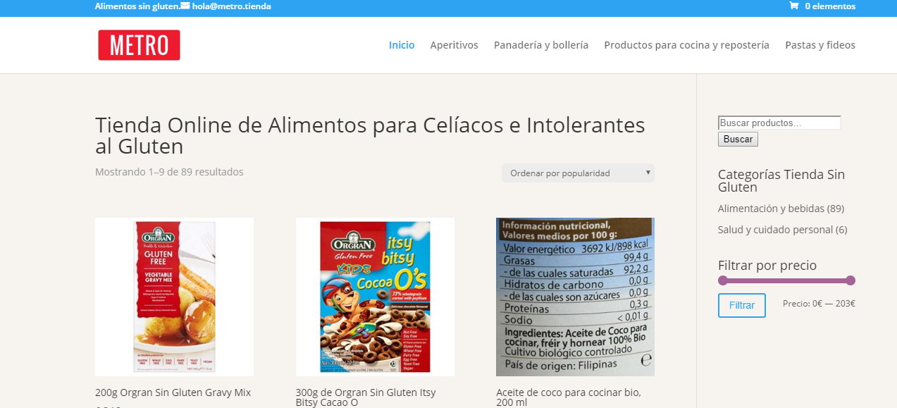 Tienda Sin Gluten