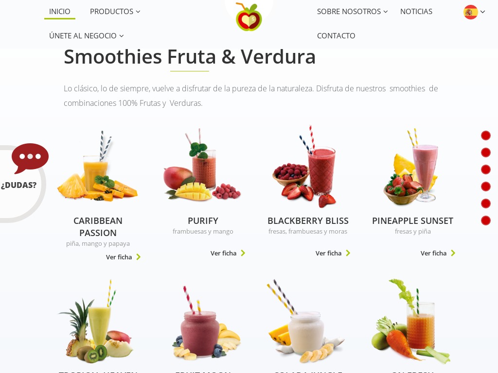 Compra Smoothies de frutas y verduras ZUMit.