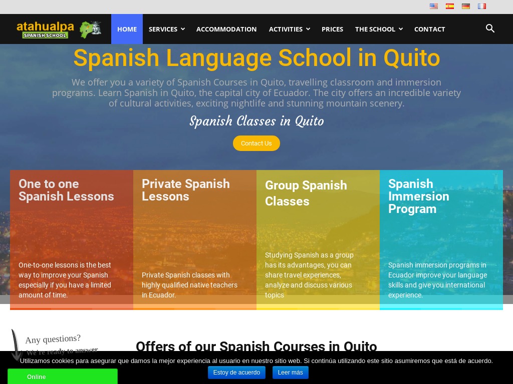 Spanish Courses in Quito