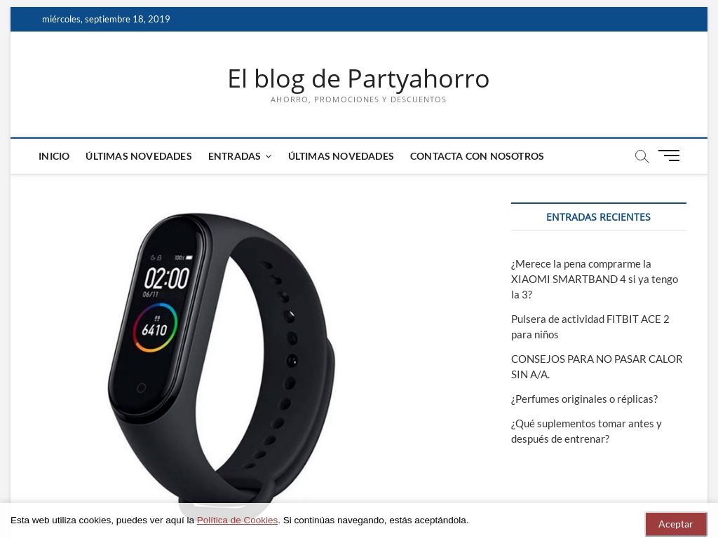 Merece la pena comprarme la XIAOMI SMARTBAND 4 si ya tengo la 3? - El blog de Partyahorro