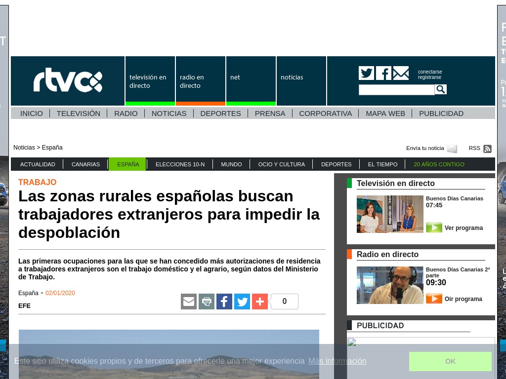 Las zonas rurales espaolas buscan trabajadores extranjeros para impedir la despoblacin